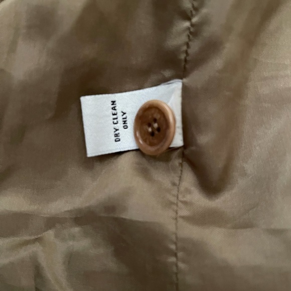 Vintage Tan Brown Coat Blazer Max Studio - Picture 8 of 9